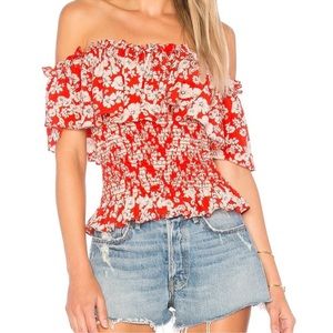 Rebecca Taylor BLOSSOM SILK BLOUSE